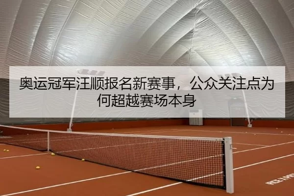 奥运冠军汪顺报名新赛事，公众关注点为何超越赛场本身